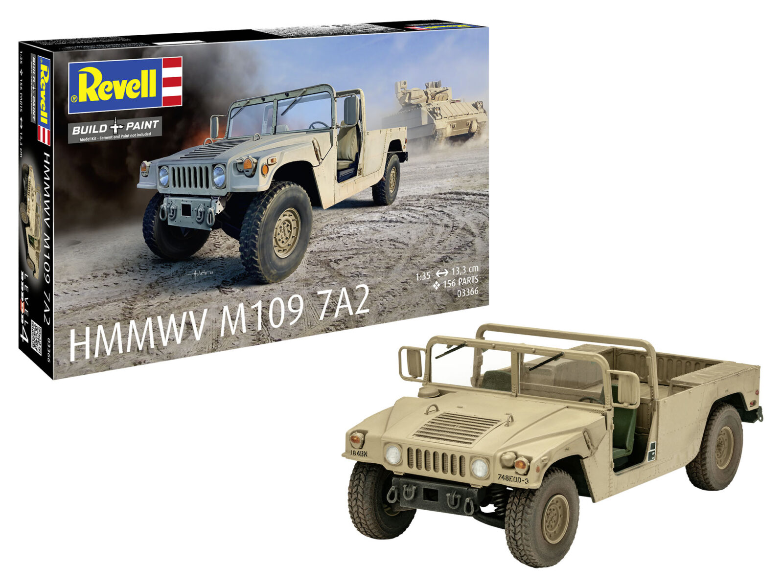 1/35 Hmmwv M109 7A2 DS Modellismo Hmmwv M109 7A2 scala 1/35 REVELL