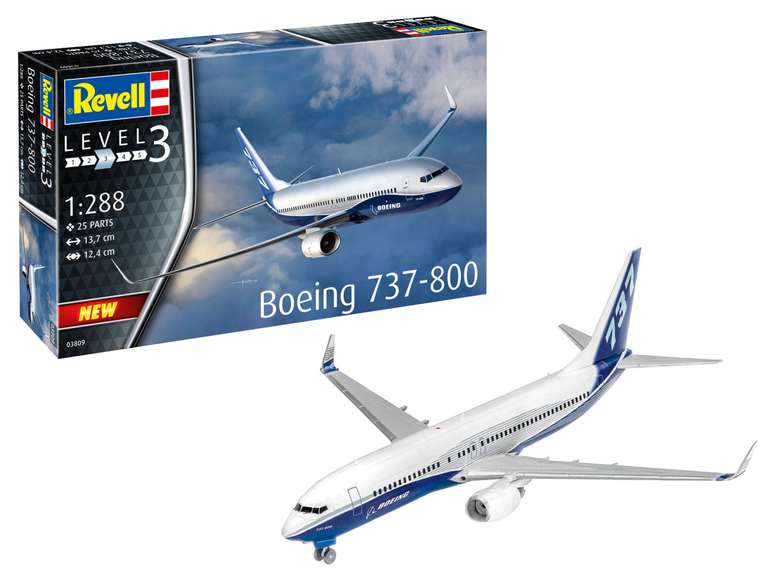 1/288 Boeing 737-800 DS Modellismo Boeing 737-800 scala 1/288 REVELL