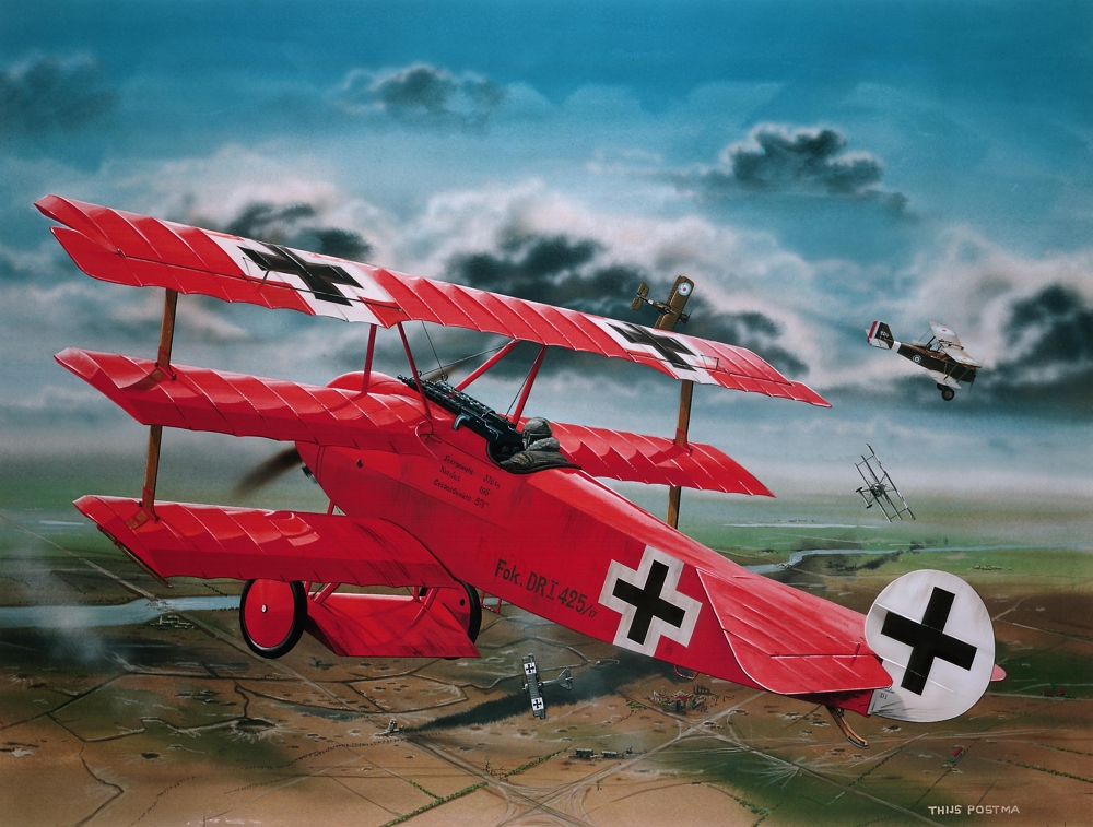 1/28 Fokker Dr.I Richthofen (Military Aircraft) DS Modellismo Fokker Dr.I Richthofen scala 1/28 REVELL