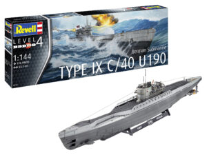German Submarine Type Ix C/40 scala 1/144