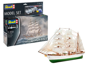 Model Set Gorch Fock scala 1/350 REVELL