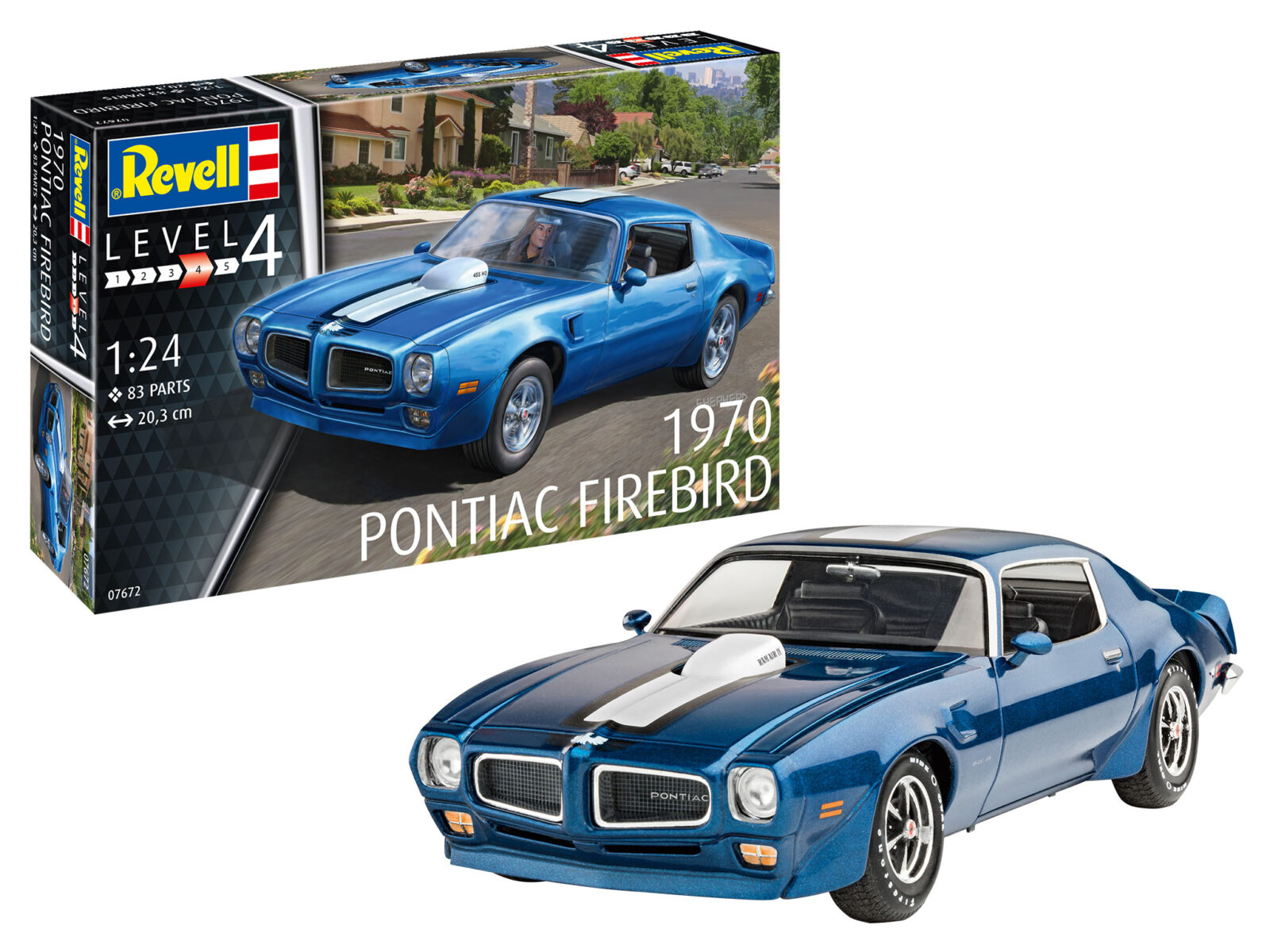 1/25 Model Set 1970 Pontiac Firebird DS Modellismo Model Set 1970 Pontiac Firebird scala 1/25