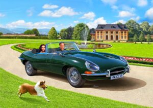 Model Set Jaguar E-Type Roadster scala 1/24
