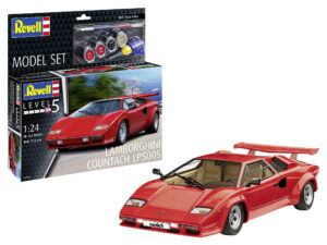Model Set Lamborghini Countach scala 1/24