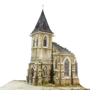 Diorama Base: Village Church scala 1/35