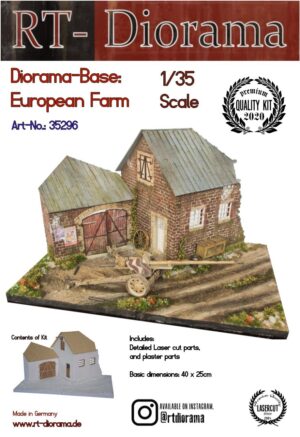 Diorama-Base: European Farm scala 1/35