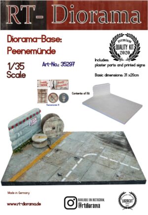 Diorama-Base: Peenemunde scala 1/35