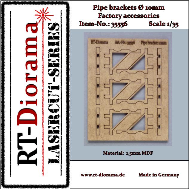 1/35 Pipe Bracket 10 mm DS Modellismo Pipe Bracket 10 mm scala 1/35 RT-DIORAMA