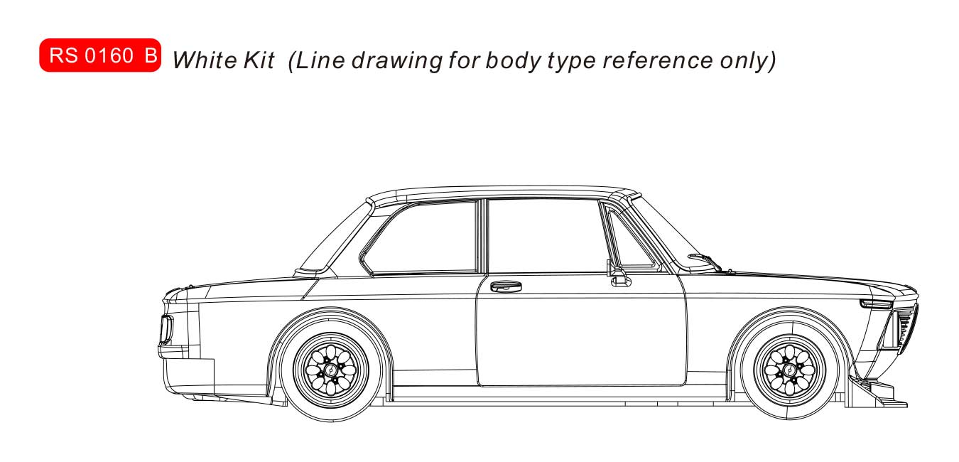 Bmw 2002ti - White Kit (RS0176 style) DS Modellismo Bmw 2002ti White Kit (RS0176 style) REVOSLOT