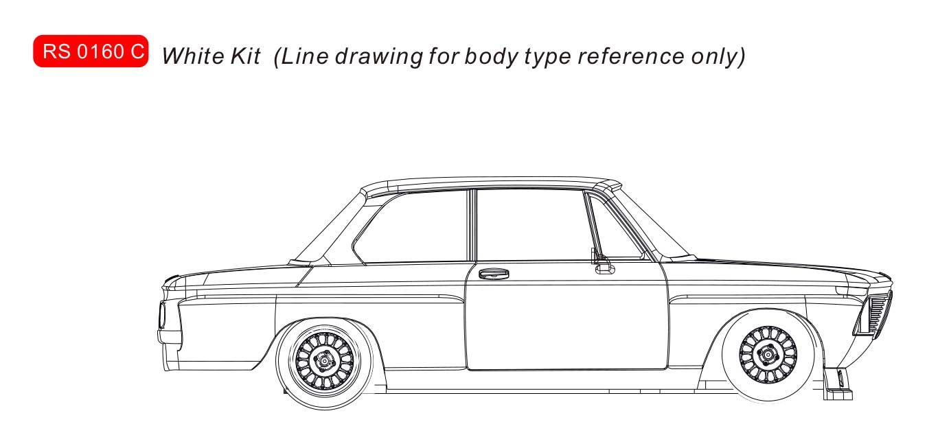 Bmw 2002ti - White Kit (RS0177 style) DS Modellismo Bmw 2002ti White Kit (RS0177 style) REVOSLOT