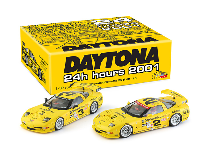 Corvette C5 - Daytona 2001 Twin Pack DS Modellismo Corvette C5 Daytona 2001 Twin REVOSLOT