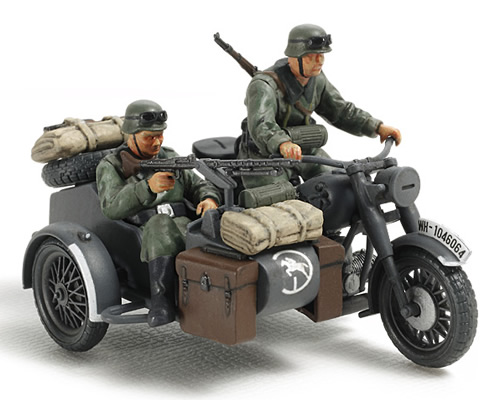 1/48 German Motorcycle & Sidercar DS Modellismo German Motorcycle & Sidercar scala 1/48
