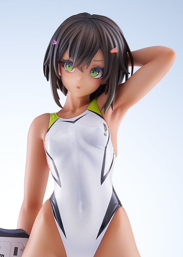 Arms Note PVC Figure 1/7 Buchou-chan of the Swimming Club White Swimsuit Ver. 22 cm DS Modellismo Arms Note PVC Figure Buchou-chan scala 1/7