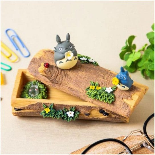 Scatola portaoggetti Il mio vicino Totoro Diorama / Totoro Trumpet 8 cm DS Modellismo Scatola portaoggetti Il mio vicino Totoro
