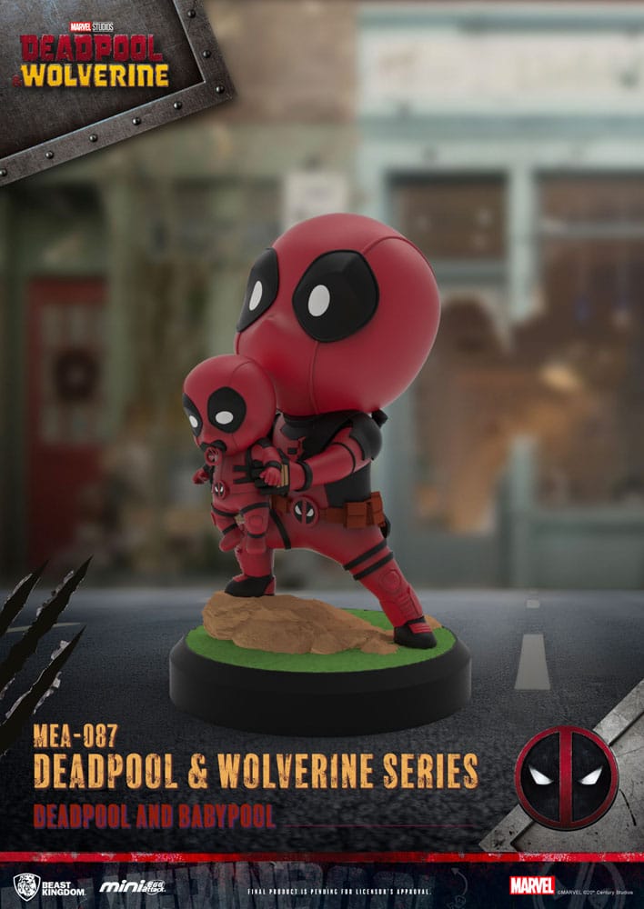 Deadpool 3 Deadpool & Wolverine Series Mini Egg Attack Figures 8 cm DS Modellismo Deadpool 3 Deadpool & Wolverine Mini Egg