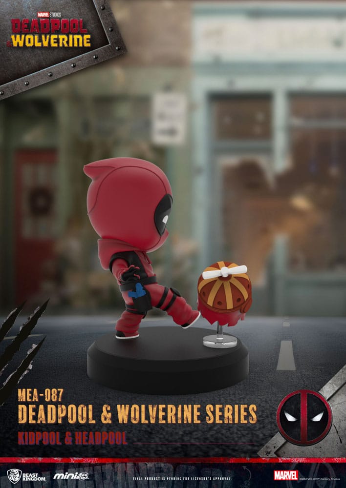 Deadpool 3 Deadpool & Wolverine Series Mini Egg Attack Figures 8 cm DS Modellismo Deadpool 3 Deadpool & Wolverine Mini Egg