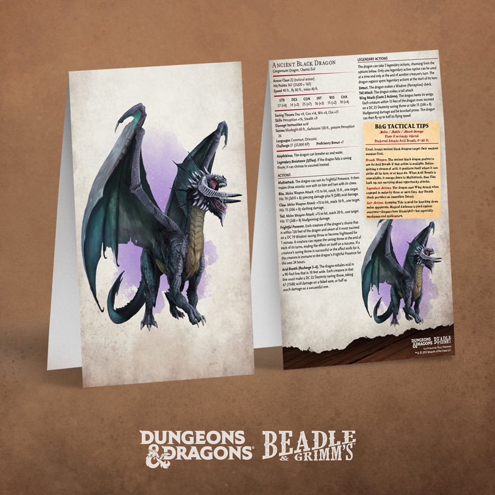 Dungeons & Dragons RPG Encounter Cards Challenge Rating 7+: Pack 2 *english* DS Modellismo Dungeons & Dragons Rpg Encounter Cards