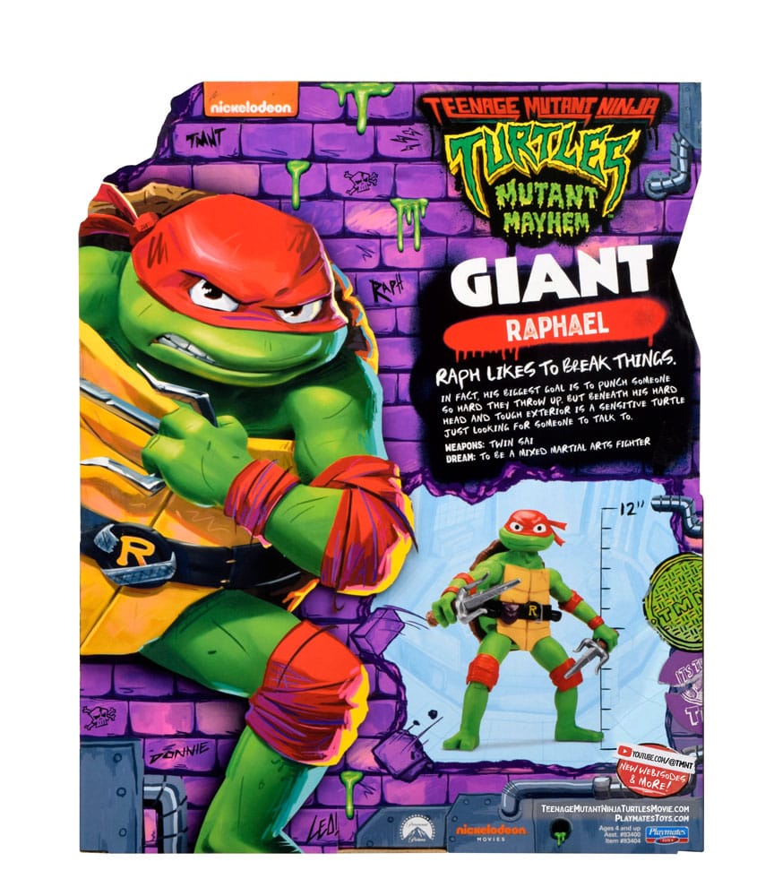Teenage Mutant Ninja Turtles: Mutant Mayhem Action Figure Giant Raphael 30 cm DS Modellismo Teenage Mutant Ninja Turtles: Mutant Mayhem
