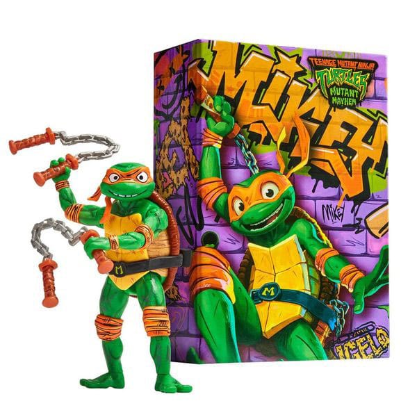 Teenage Mutant Ninja Turtles: Mutant Mayhem Action figure Comic Con Michelangelo 18 cm DS Modellismo Teenage Mutant Ninja Turtles: Mutant Mayhem