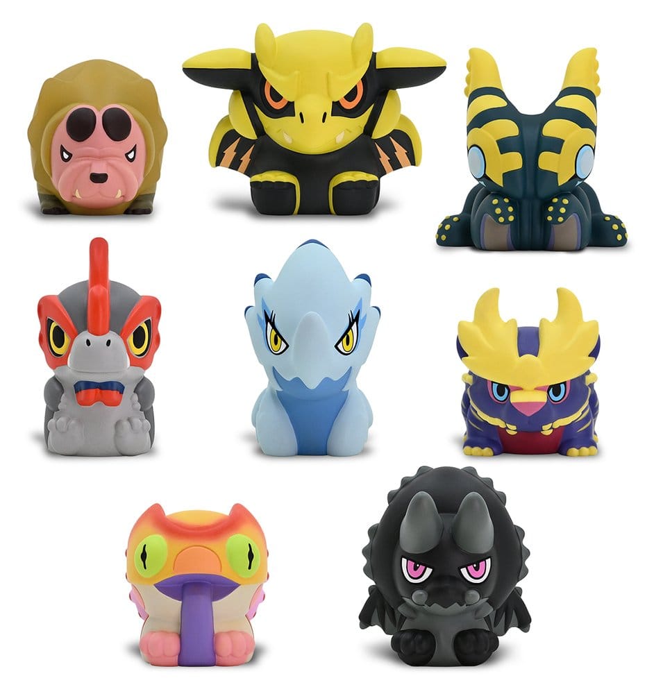 Monster Hunter Capcom Figure Builder Finger Puppets Vol. 3 Blind Box Assortment (8) DS Modellismo Monster Hunter Capcom Builder Finger Puppets