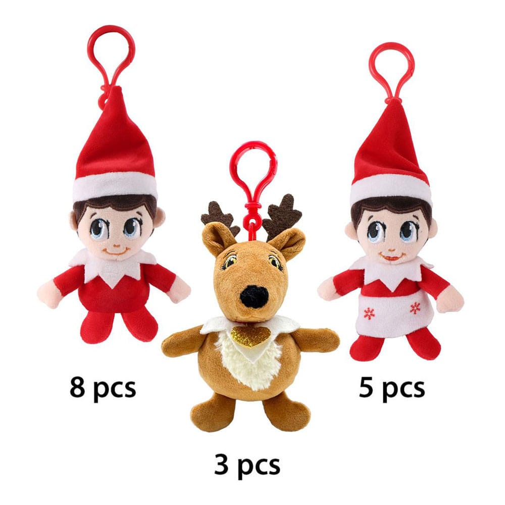 Portachiavi peluche Elf On The Shelf 12 cm Assortment (16) DS Modellismo Portachiavi peluche Elf On Shelf Assortment