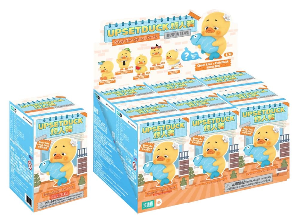 Upset Duck: Stop the Spiral Duck Blind Box figure 10 cm Display (6) DS Modellismo Upset Duck: Stop Spiral Duck Blind Box