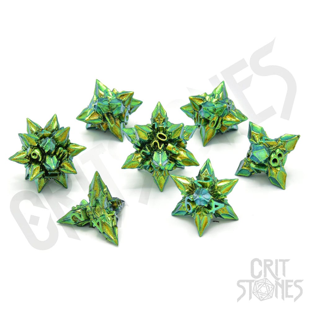 CritStones Metal Dice Set Unholy Bane (7) DS Modellismo CritStones Metal Dice Unholy Bane (7)