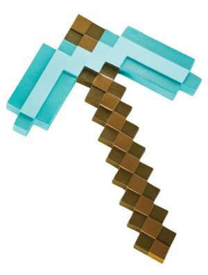 Replica Minecraft Plastic Diamond Pickaxe