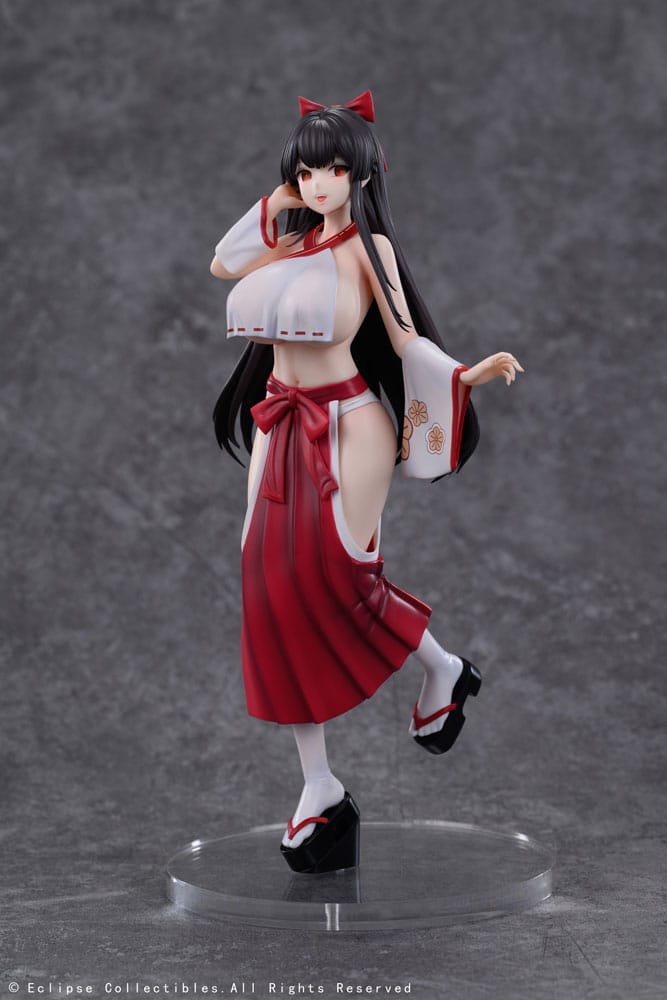 Statua Original Character PVC 1/7 Kasuga Miko Misaki 28 cm DS Modellismo Statua Original Character PVC scala 1/7