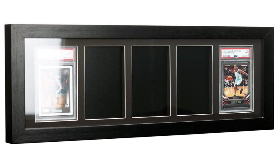Evoretro Graded Card Display Frame for 5 Psa Graded Cards - Damaged packaging DS Modellismo Evoretro Graded Card Display Frame for 5 Psa