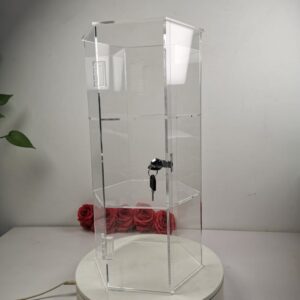 Evoretro 3-Tier Locking Acrylic Hexagon