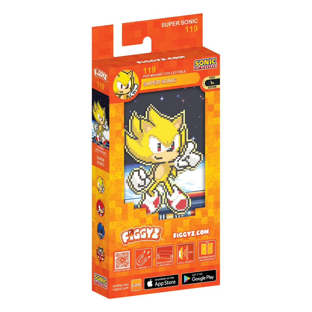 Calamita Sonic the Hedgehog (Modern) FiGGYZ da collezione Super Sonic 11 cm DS Modellismo Calamita Sonic Hedgehog (Modern) FiGGYZ