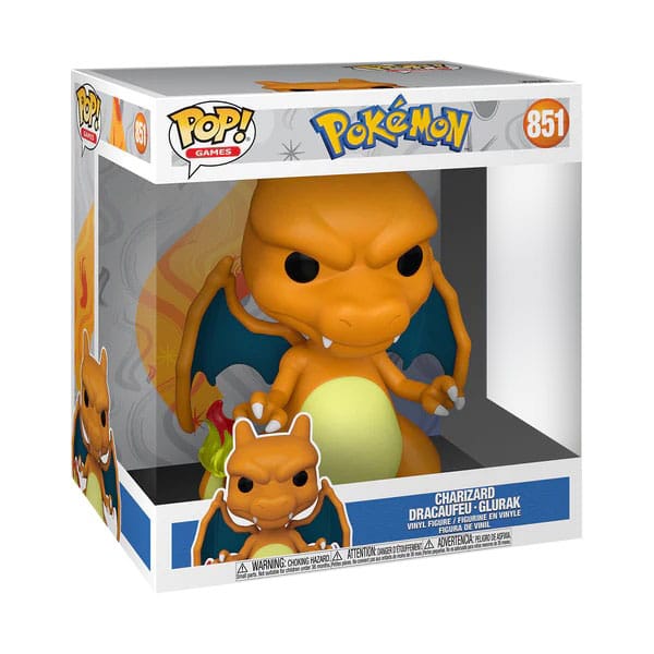 Pokémon Super Sized Jumbo POP! Vinyl Figure Charizard (Emea) 25 cm DS Modellismo Pokémon Super Sized Jumbo POP! Charizard