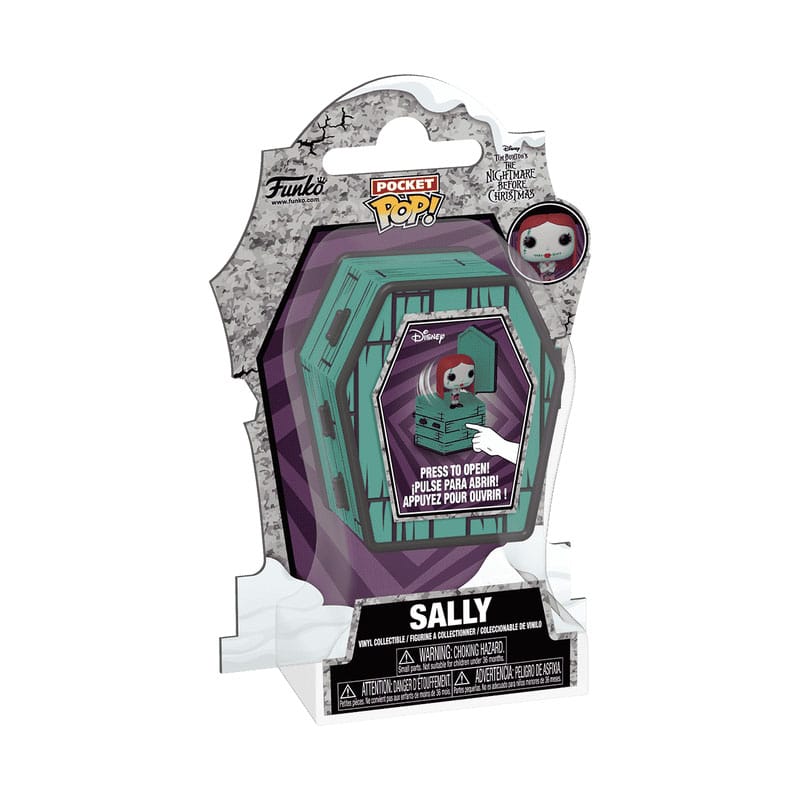 The Nightmare Before Christmas Coffin Pocket POP! Vinyl Figure Sally Sewing 6 cm DS Modellismo Nightmare Before Christmas Coffin Pocket