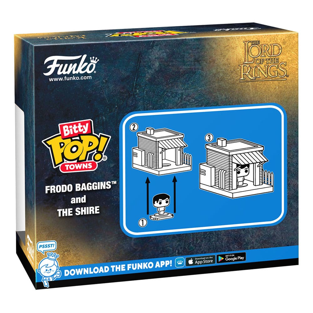 Il Signore degli Anelli Bitty POP! Town Vinyl Figure Frodo at Shire DS Modellismo Il Signore degli Anelli Bitty POP! Town
