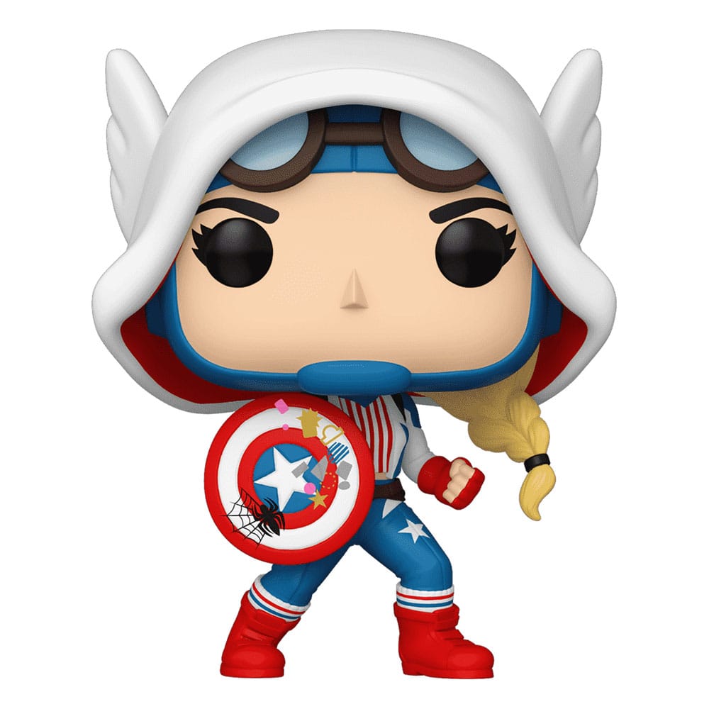 Marvel POP! Vinyl Figure Cap-Gwen 9 cm DS Modellismo Marvel POP! Cap-Gwen Funko