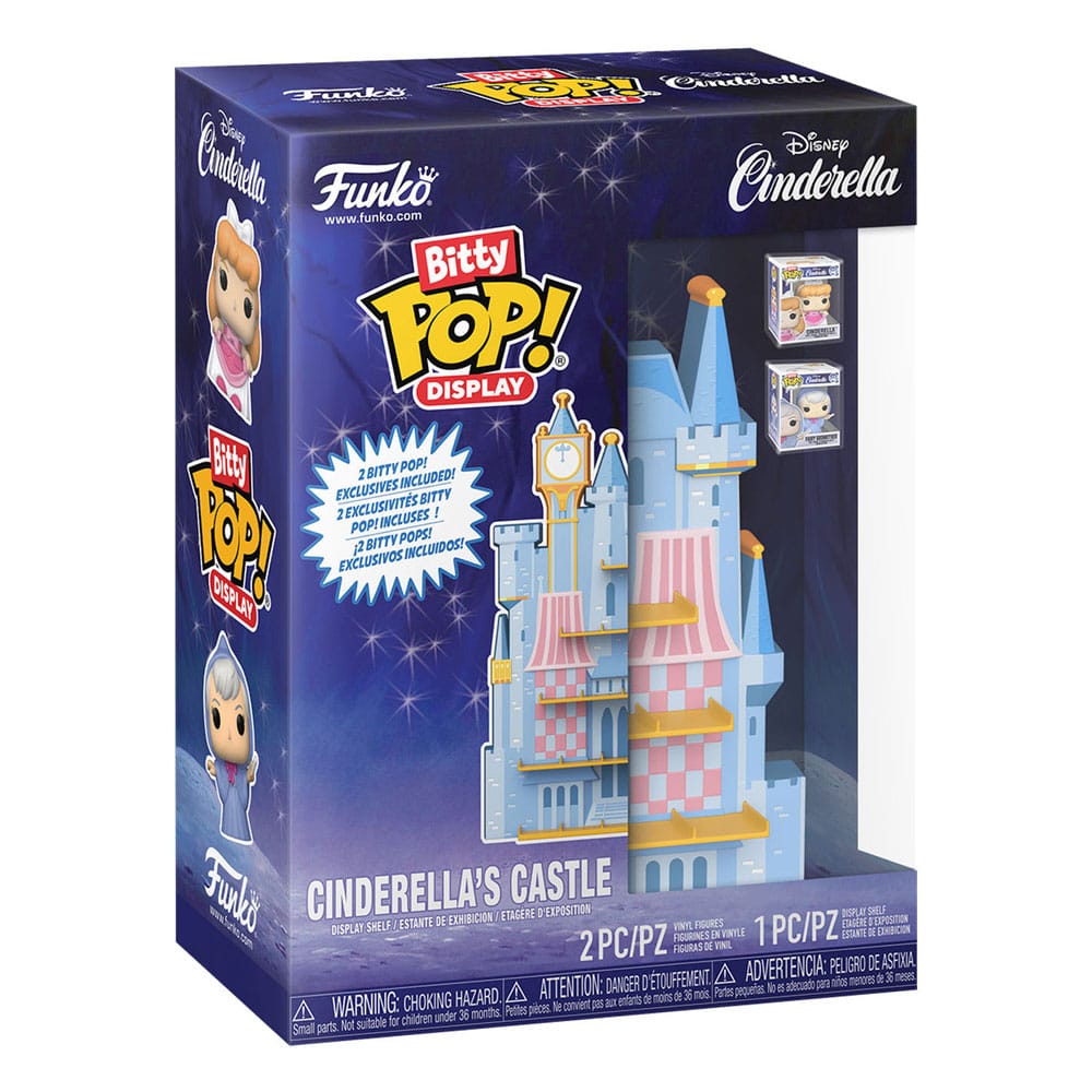 Disney Bitty POP! Display with 2 Vinyl Figures Cinderella's Castle DS Modellismo Disney Bitty POP! Display with 2