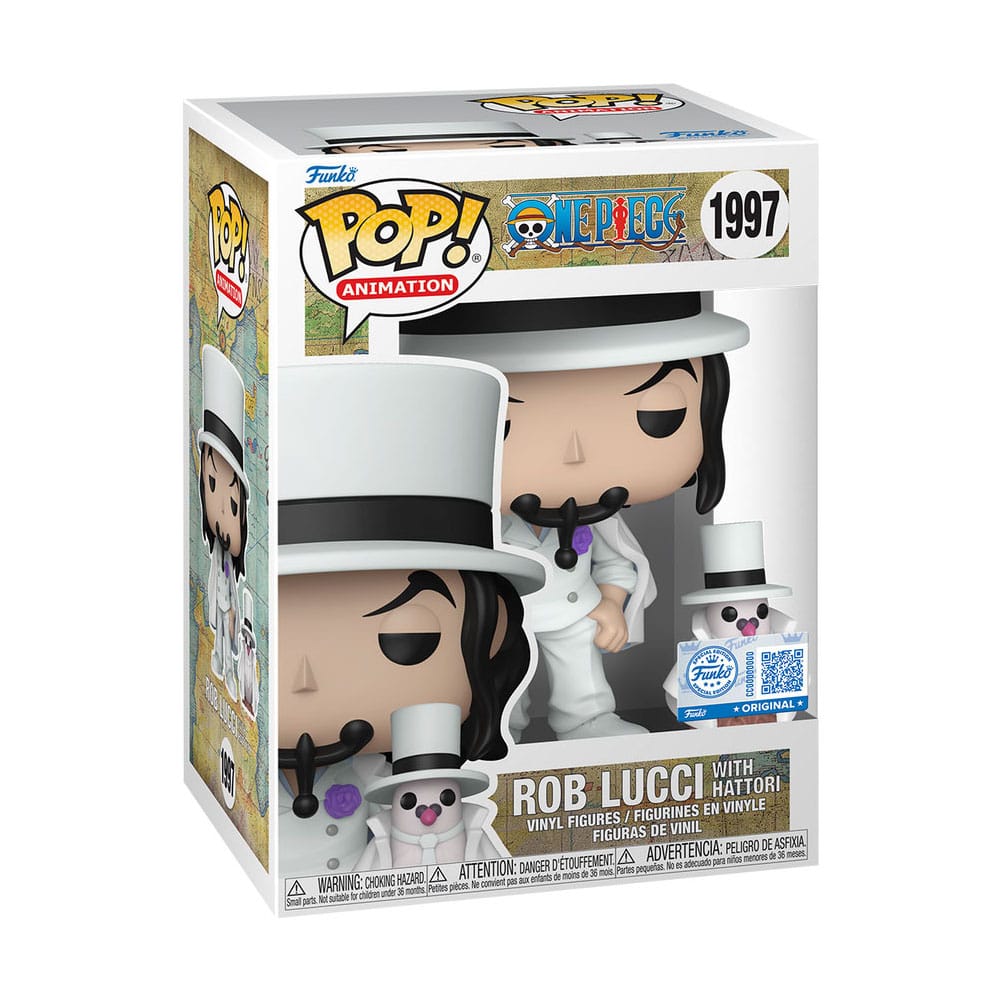 One Piece POP!&Buddy Animation Vinyl Figures Rob Lucci with Hattori w/Chase 10 cm Assortment (6) DS Modellismo One Piece POP!&Buddy Animation Rob Lucci