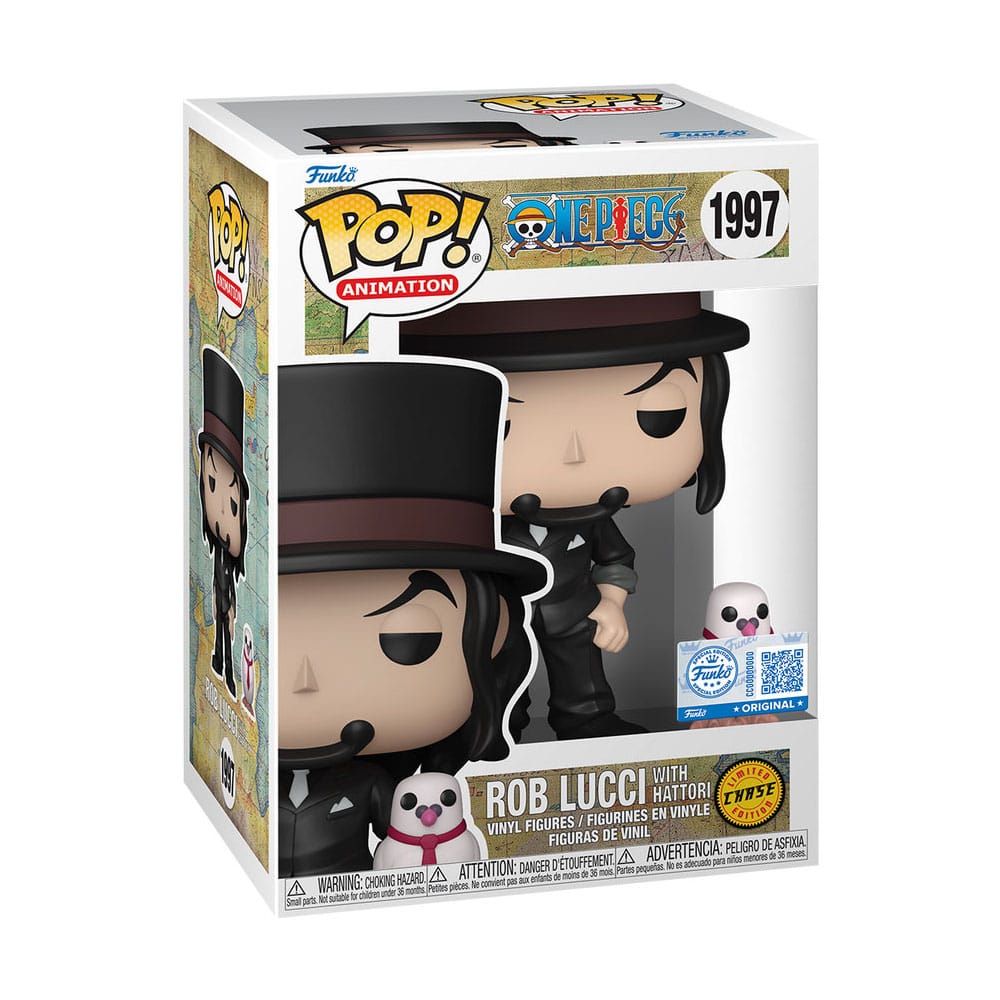 One Piece POP!&Buddy Animation Vinyl Figures Rob Lucci with Hattori w/Chase 10 cm Assortment (6) DS Modellismo One Piece POP!&Buddy Animation Rob Lucci