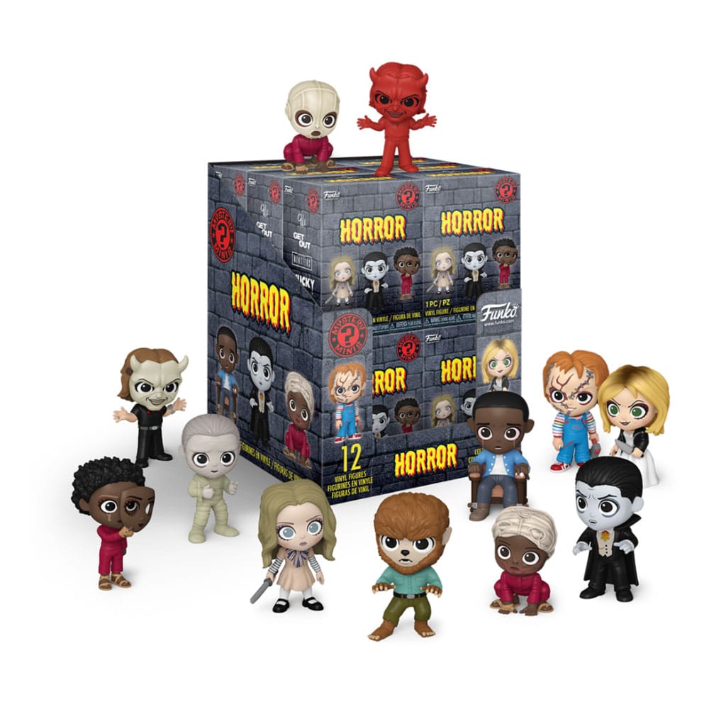 Nbcu Mini Figures Horror 5 cm Display (12) DS Modellismo Nbcu Mini Horror Display (12)