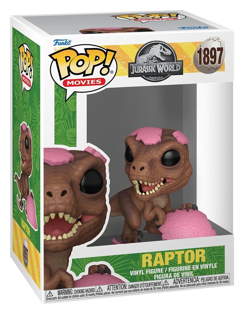 Jurassic Park POP! Movies Vinyl Figure Sprg- Raptor 9 cm DS Modellismo Jurassic Park POP! Movies Sprg- Raptor Funko