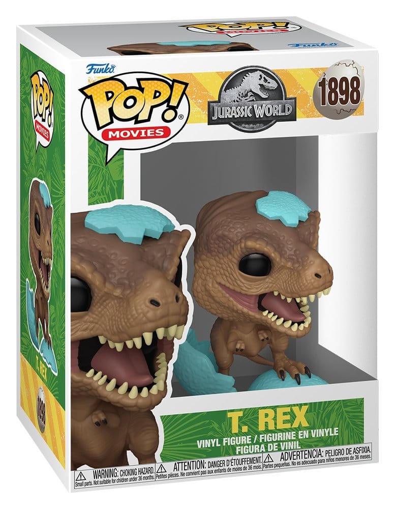 Jurassic Park POP! Movies Vinyl Figure Sprg- T-Rex 9 cm DS Modellismo Jurassic Park POP! Movies Sprg- T-Rex Funko