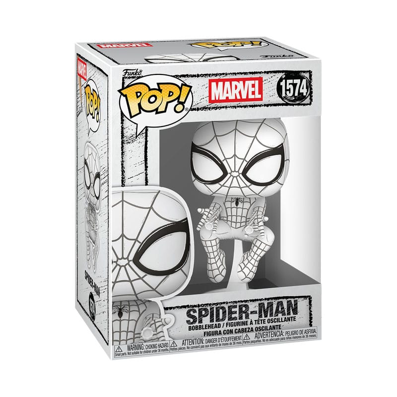 Marvel POP! Vinyl Figure Sketched - Spider-Man 9 cm DS Modellismo Marvel POP! Sketched Spider-Man Funko