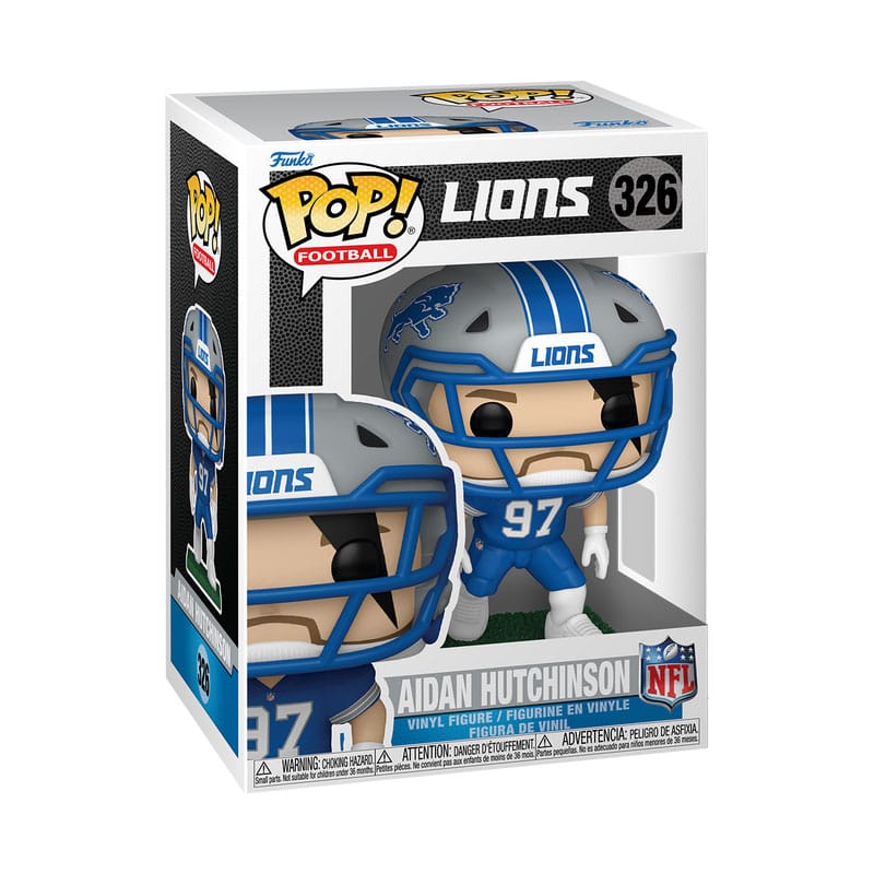 NFL: Legends POP! Sports Vinyl Figure Lions- Aidan Hutchinson (Home) 9 cm DS Modellismo Nfl: Legends POP! Sports Lions- Aidan