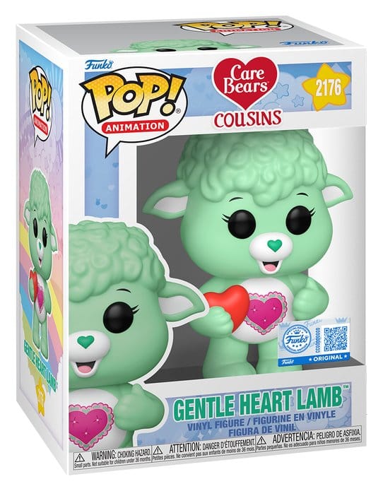 The Care Bears POP! Animation Vinyl Figure Gentle Heart Lamb 9 cm DS Modellismo Care Bears POP! Animation Gentle Heart Lamb