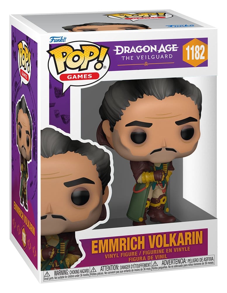 Dragon Age: The Veilguard POP! Games Vinyl Figure Emmrich Volkarin 9 cm DS Modellismo Dragon Age: Veilguard POP! Games Emmrich