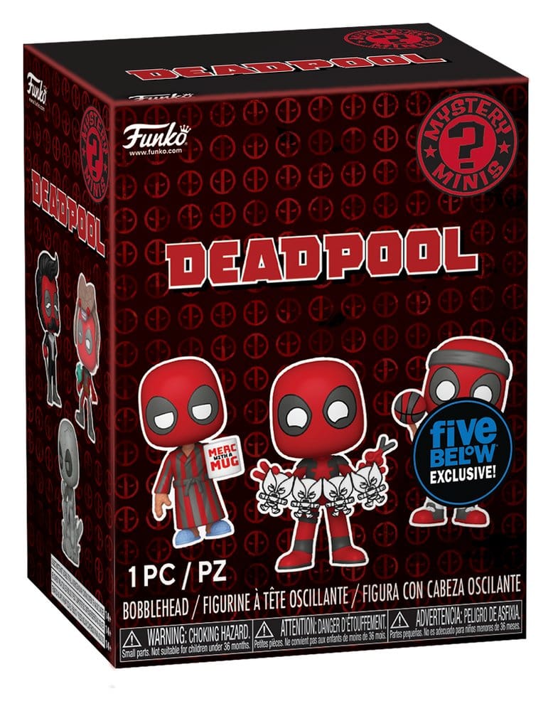Marvel Comics Mystery Mini Figures 5 cm Deadpool Series 5 Display (12) DS Modellismo Marvel Comics Mystery Mini Deadpool 5