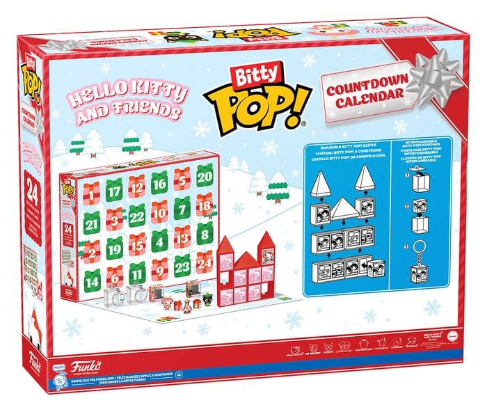 Hello Kitty Bitty POP! 24 Day Countdown Advent Calendar DS Modellismo Hello Kitty Bitty POP! 24 Day Countdown