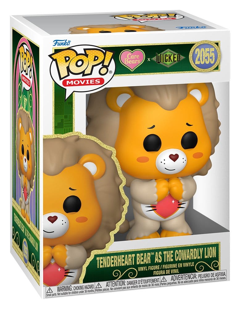 Wicked x Care Bears POP! Vinyl Figure Tenderheart Bear as the Cowardly Lion 9 cm DS Modellismo Wicked x Care Bears POP! Tenderheart Bear as