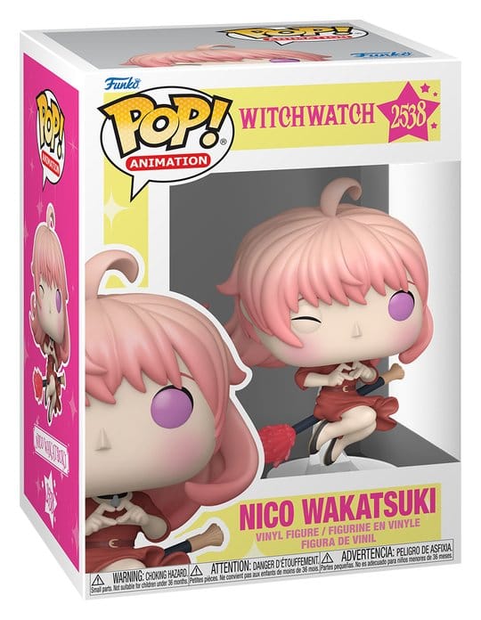 Witch Watch POP! Animatiion Vinyl Figures Nico w/Chase 9 cm Assortment (6) DS Modellismo Witch Watch POP! Animatiion Nico w/Chase
